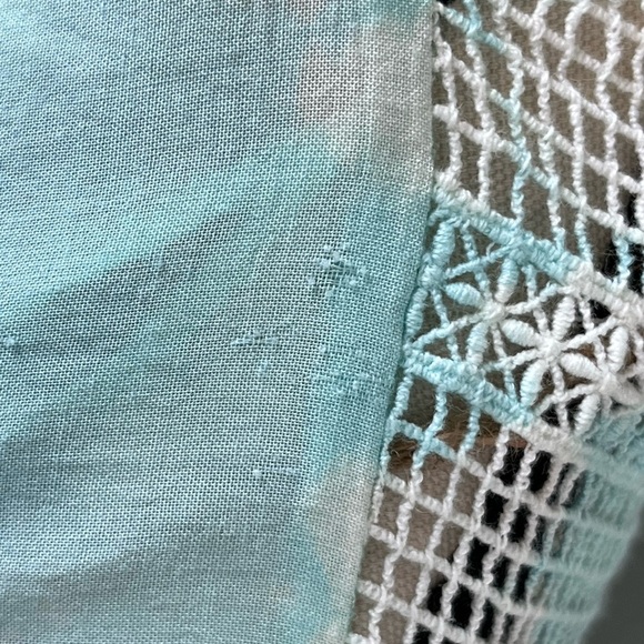 NWT Surf Gypsy Beachy Boho Sz M Embroidered Beach Cover Up Tunic - Picture 8 of 16